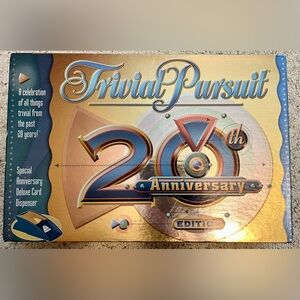 Trivial Pursuit 20th Anniversary Edition Complete Board Game - EXCELLENT COND.